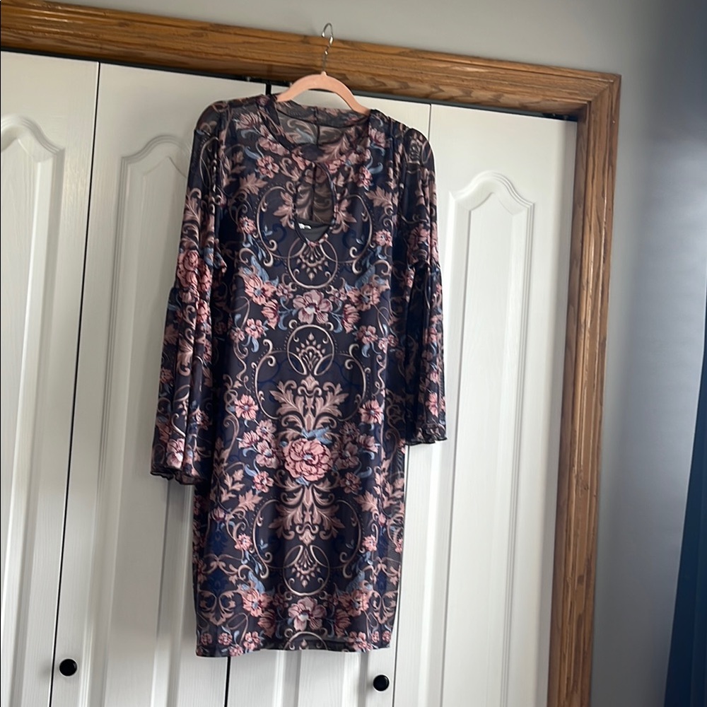 Venus Floral Long Sleeve Dress